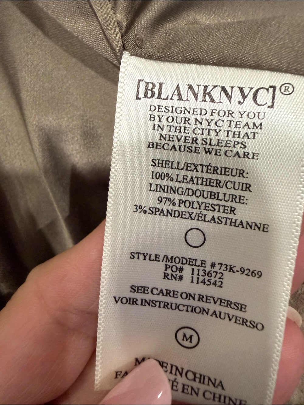 Blank NYC Taupe Suede Moto Jacket - Picture 7 of 9
